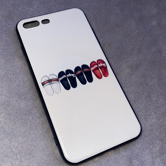 FREE‼️ Supreme iPhone 8 Plus slippers case - Picture 3 of 5